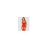 Ingridia corset et string - Rouge